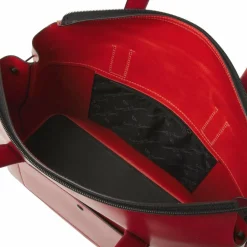 Hot Castelijn & Beerens Dama Noor Schultertasche Leder 43 cm Laptopfach red