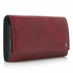 Castelijn & Beerens Damengeldbörsen Querformat<Donna Geldbörse RFID Leder 18 cm rot