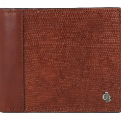 Castelijn & Beerens Herrengeldbörsen Querformat<Donna Geldbörse RFID Leder 11 cm cognac
