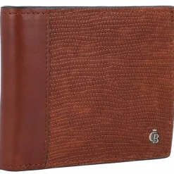Castelijn & Beerens Herrengeldbörsen Querformat<Donna Geldbörse RFID Leder 11 cm cognac