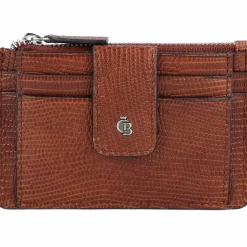 Discount Castelijn & Beerens Donna Geldbörse RFID Leder 12 cm cognac