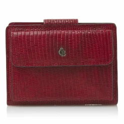 New Castelijn & Beerens Donna Geldbörse RFID Leder 9 cm rot