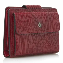 New Castelijn & Beerens Donna Geldbörse RFID Leder 9 cm rot