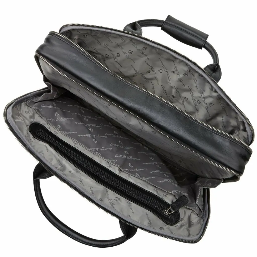 Castelijn & Beerens Laptoptaschen|Aktentaschen<Firenze Aktentasche RFID Leder 45 cm Laptopfach black