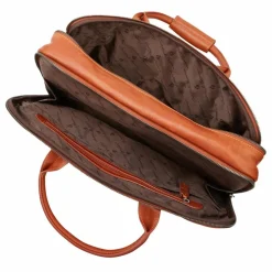 Best Castelijn & Beerens Firenze Aktentasche RFID Leder 45 cm Laptopfach lightbrown