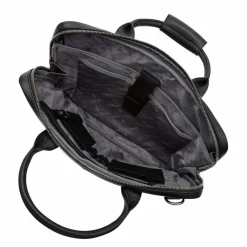 Clearance Castelijn & Beerens Firenze Aktentasche RFID Leder 40 cm Laptopfach black