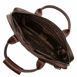 New Castelijn & Beerens Firenze Aktentasche RFID Leder 40 cm Laptopfach mocca