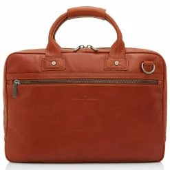 Castelijn & Beerens Laptoptaschen|Aktentaschen<Firenze Aktentasche RFID Leder 40 cm Laptopfach lightbrown