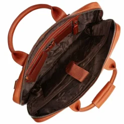 Castelijn & Beerens Laptoptaschen|Aktentaschen<Firenze Aktentasche RFID Leder 40 cm Laptopfach lightbrown