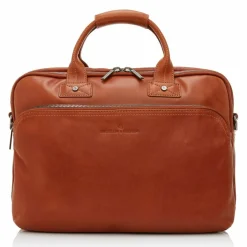 Castelijn & Beerens Laptoptaschen|Aktentaschen<Firenze Aktentasche RFID Leder 43 cm Laptopfach lightbrown