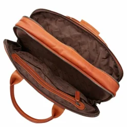 Castelijn & Beerens Laptoptaschen|Aktentaschen<Firenze Aktentasche RFID Leder 43 cm Laptopfach lightbrown