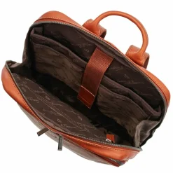 Castelijn & Beerens Lederrucksäcke|Business-Rucksäcke<Firenze Rucksack RFID Leder 41 cm Laptopfach lightbrown