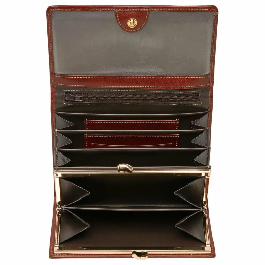 Castelijn & Beerens Damengeldbörsen Querformat<Gaucho Geldbörse RFID Leder 14 cm cognac