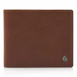 Discount Castelijn & Beerens Giftbox Geldbörse RFID Schutz Leder 11 cm light brown