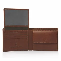 Discount Castelijn & Beerens Giftbox Geldbörse RFID Schutz Leder 11 cm light brown