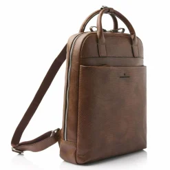 Castelijn & Beerens Lederrucksäcke|Business-Rucksäcke<Hanne Business-Rucksack RFID Schutz Leder 40 cm Laptopfach cognac
