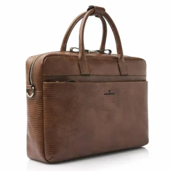 Discount Castelijn & Beerens Ilse Handtasche RFID Schutz Leder 41 cm Laptopfach cognac