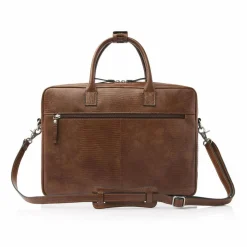 Discount Castelijn & Beerens Ilse Handtasche RFID Schutz Leder 41 cm Laptopfach cognac
