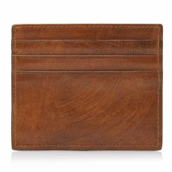 Hot Castelijn & Beerens Kreditkartenetui RFID Schutz Leder 9.5 cm cognac