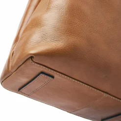 New Castelijn & Beerens Lia Shopper Tasche RFID Schutz Leder 45 cm Laptopfach light brown