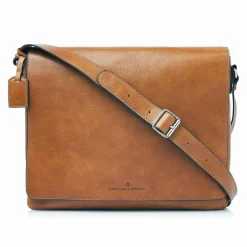 Castelijn & Beerens Messenger Bags|Laptoptaschen<Mark Aktentaschen Messenger RFID Schutz Leder 39 cm Laptopfach light brown