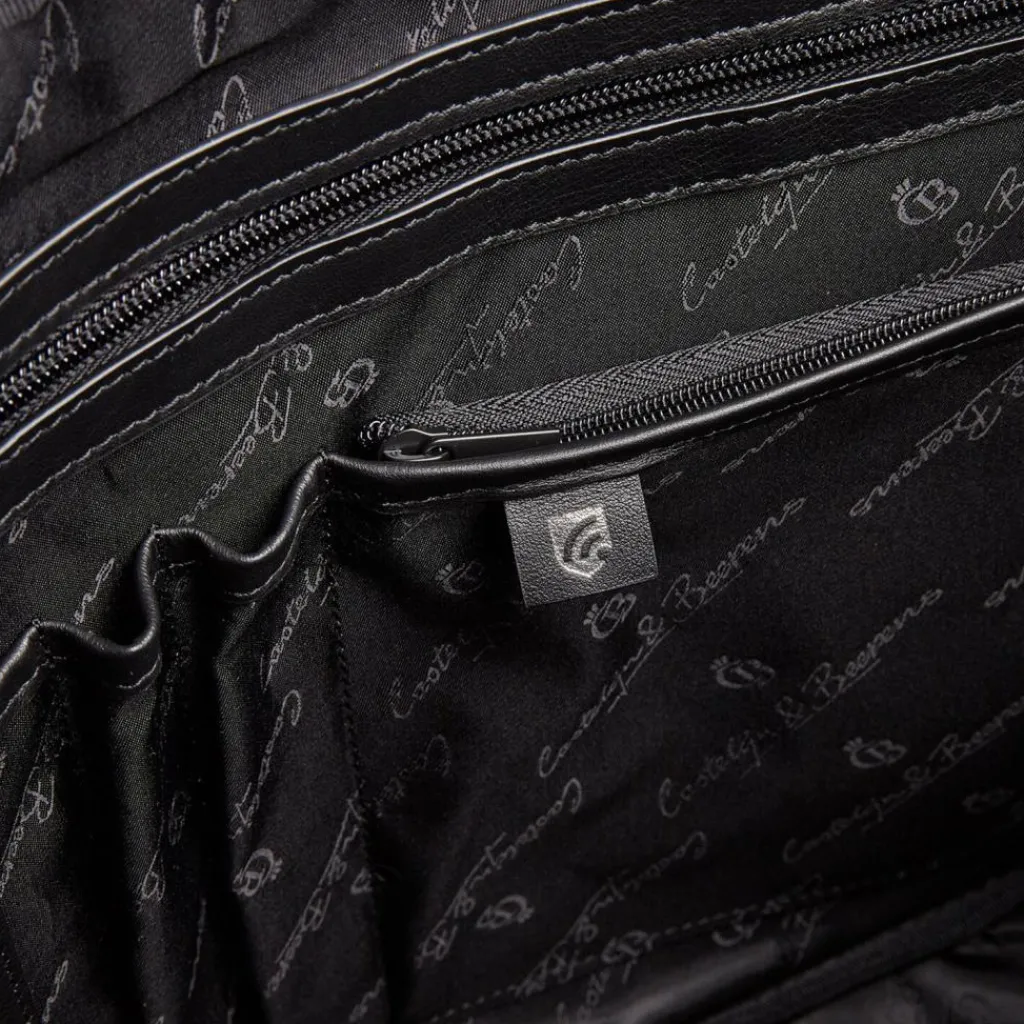 Sale Castelijn & Beerens Nappa X Charlie Aktentasche RFID Leder 41 cm Laptopfach black