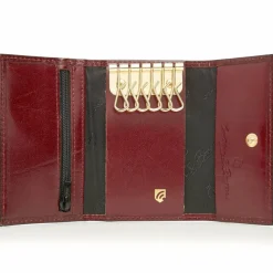 Discount Castelijn & Beerens Nevada Schlüsseletui RFID Leder 10,5 cm burgundy
