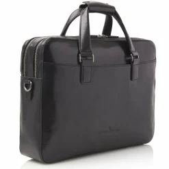 Hot Castelijn & Beerens Paul Aktentasche Leder 41 cm Laptopfach schwarz