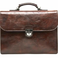 Castelijn & Beerens Laptoptaschen|Aktentaschen<Rien Aktentasche RFID Leder 39,5 cm Laptopfach cognac
