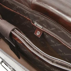 Castelijn & Beerens Laptoptaschen|Aktentaschen<Rien Aktentasche RFID Leder 39,5 cm Laptopfach cognac