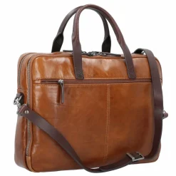 Castelijn & Beerens Rien Aktentasche RFID Leder 41 cm Laptopfach