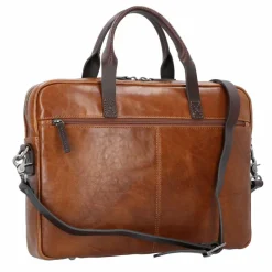 Castelijn & Beerens Laptoptaschen|Aktentaschen<Rien Aktentasche RFID Leder 41 cm Laptopfach braun