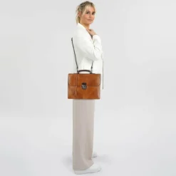 Castelijn & Beerens Rien Aktentasche RFID Leder 39,5 cm Laptopfach