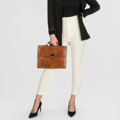 Castelijn & Beerens Rien Aktentasche RFID Leder 39,5 cm Laptopfach