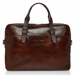 Sale Castelijn & Beerens Rien Aktentasche RFID Leder 41 cm Laptopfach cognac