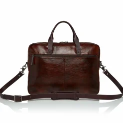 Sale Castelijn & Beerens Rien Aktentasche RFID Leder 41 cm Laptopfach cognac
