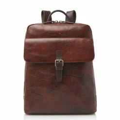 Castelijn & Beerens Lederrucksäcke|Business-Rucksäcke<Rien Rucksack RFID Leder 40 cm Laptopfach cognac