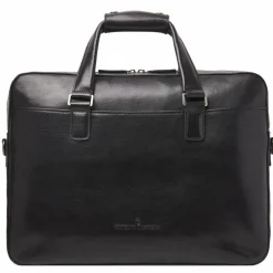 Outlet Castelijn & Beerens Ted Aktentasche Leder 41 cm Laptopfach schwarz