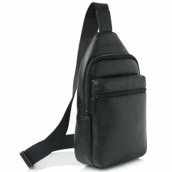 Castelijn & Beerens Umhängetaschen<Umhängetasche RFID Schutz Leder 17 cm black