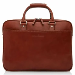 Castelijn & Beerens Laptoptaschen|Aktentaschen<Verona Aktentasche RFID Leder 43 cm Laptopfach lightbrown