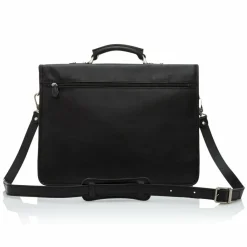 Castelijn & Beerens Laptoptaschen|Aktentaschen<Verona Aktentasche RFID Leder 40 cm Laptopfach black