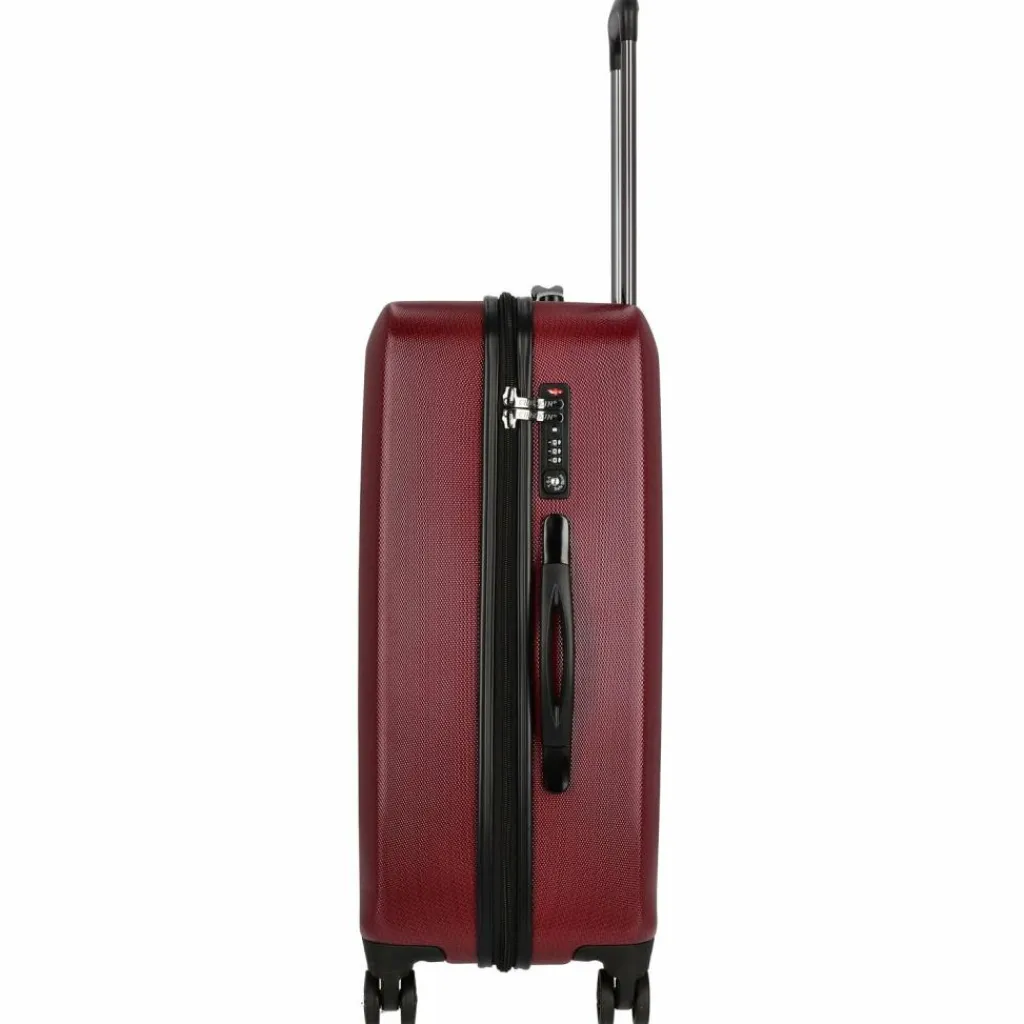 Check.In Koffersets Als Hartgepäck|Koffersets 3-Teilig<Mailand 4-Rollen Kofferset 3tlg. rot