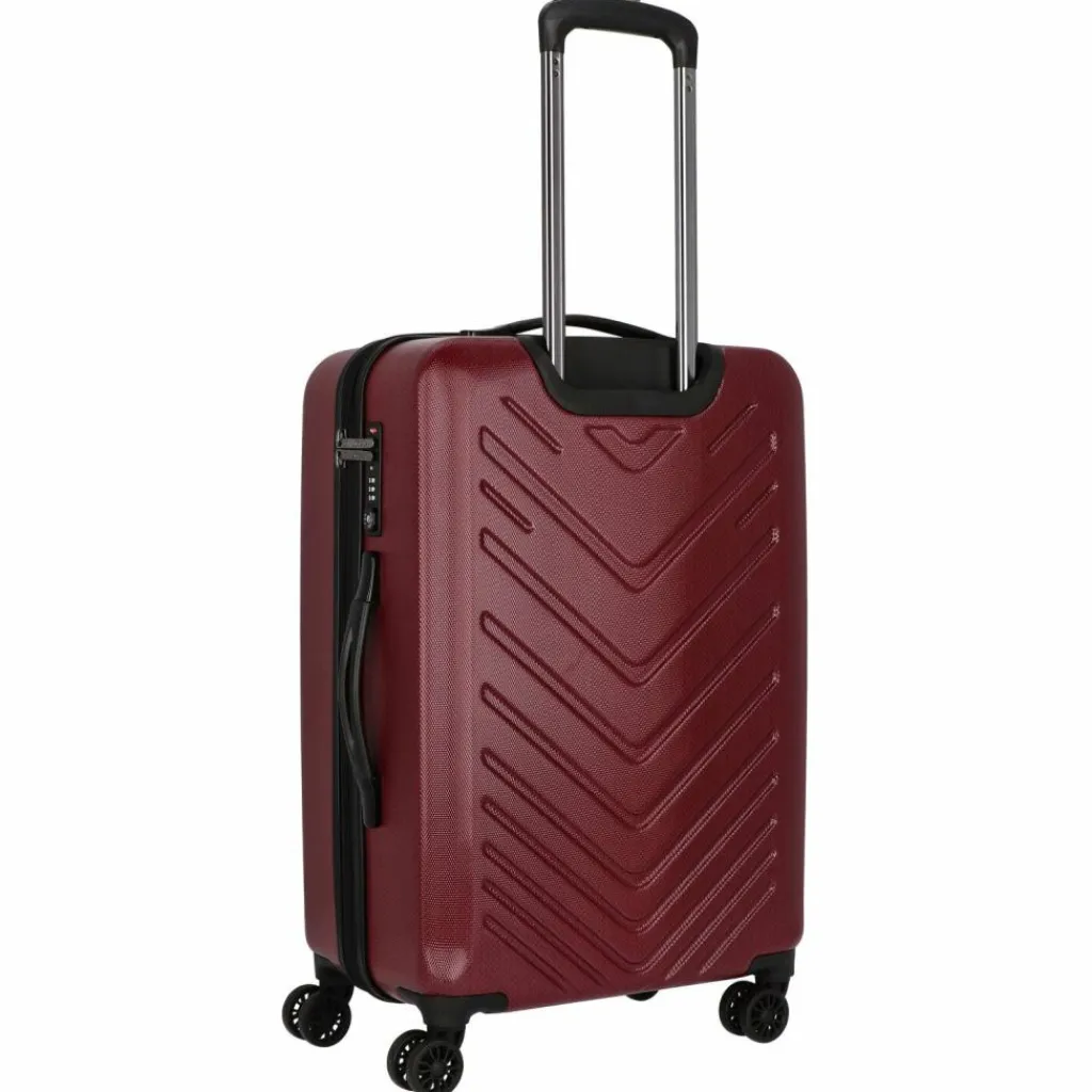 Check.In Koffersets Als Hartgepäck|Koffersets 3-Teilig<Mailand 4-Rollen Kofferset 3tlg. rot
