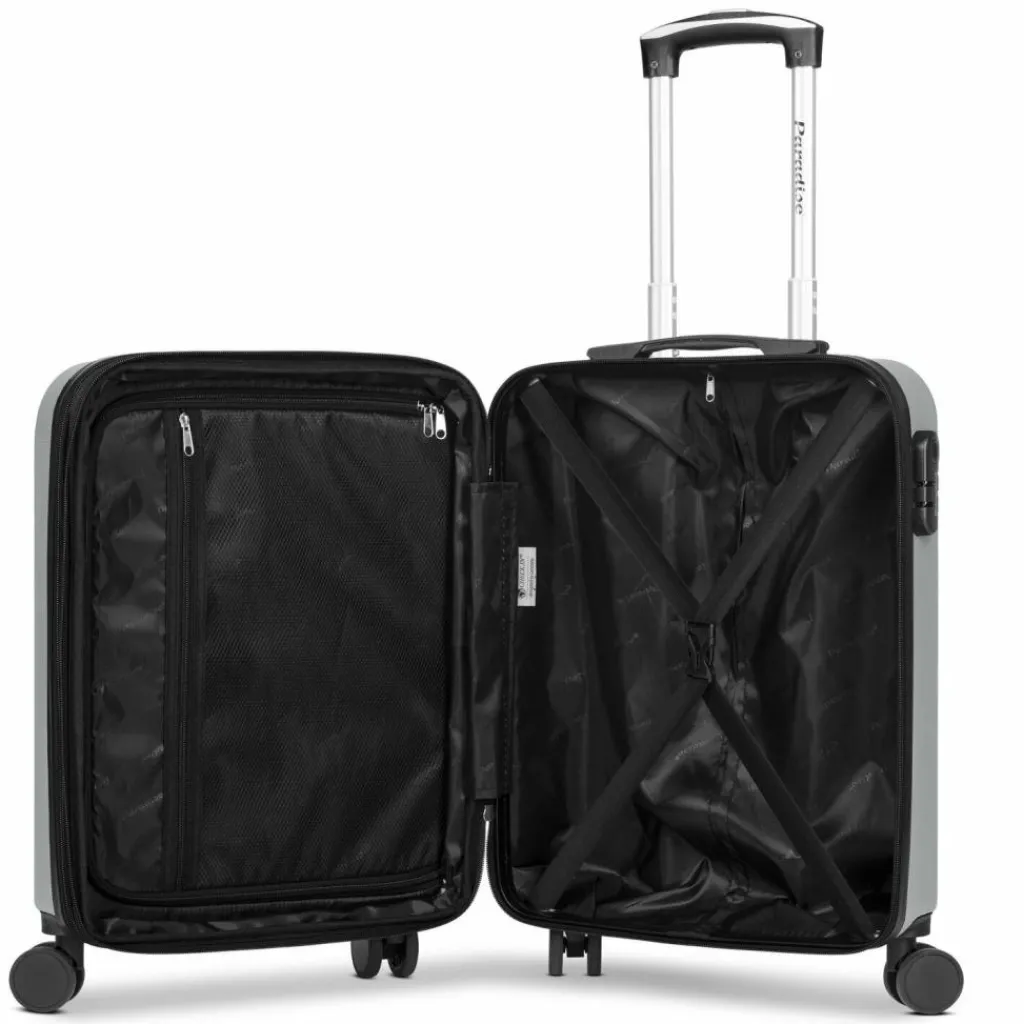 Check.In Hartgepäck Kabinengepäck|4-Rollen Kabinentrolleys<Paradise 2.0 4 Rollen Kabinentrolley S 55 cm mit Dehnfalte stone grey