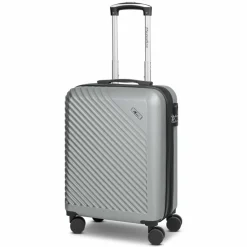 Check.In Hartgepäck Kabinengepäck|4-Rollen Kabinentrolleys<Paradise 2.0 4 Rollen Kabinentrolley S 55 cm mit Dehnfalte stone grey