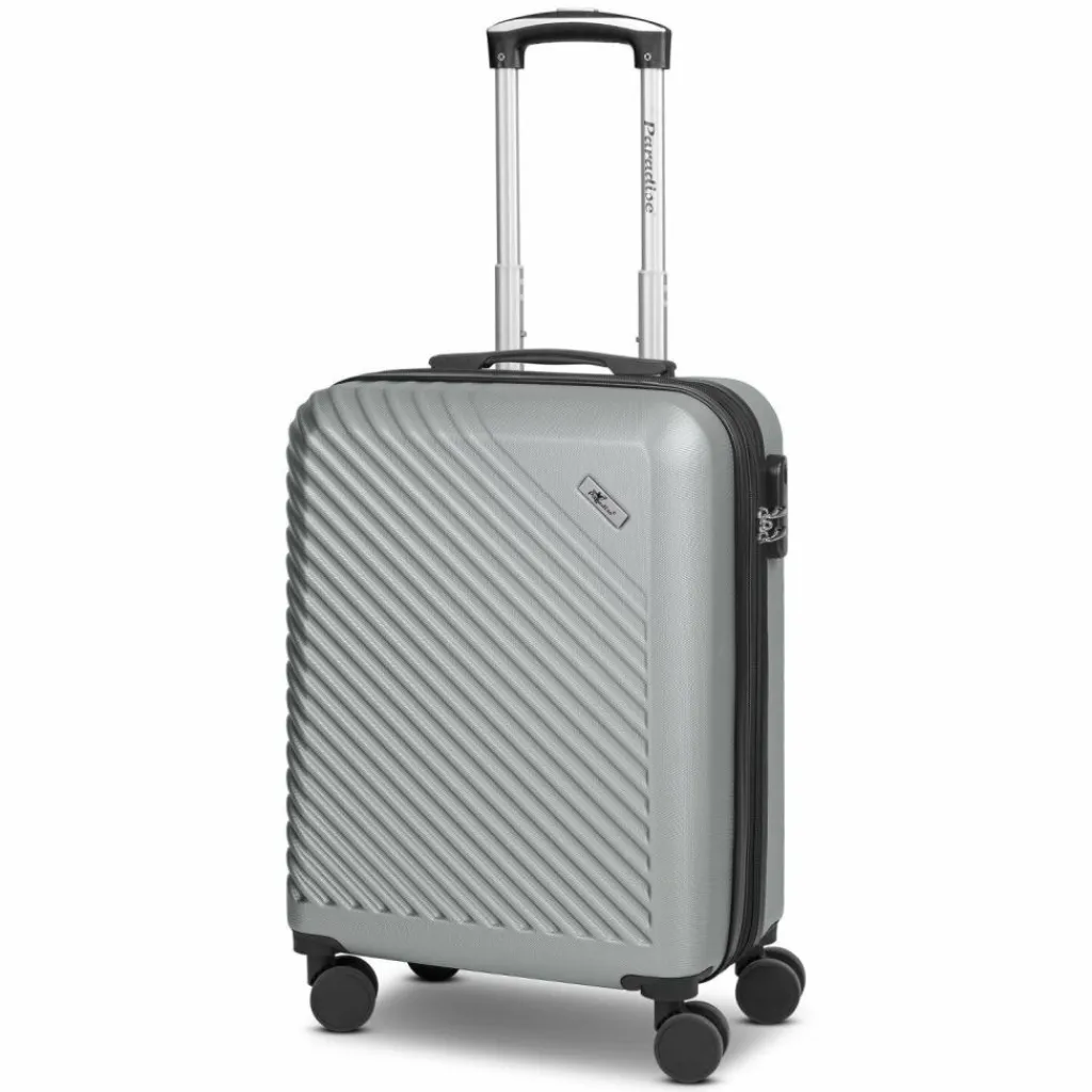 Check.In Hartgepäck Kabinengepäck|4-Rollen Kabinentrolleys<Paradise 2.0 4 Rollen Kabinentrolley S 55 cm mit Dehnfalte stone grey