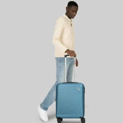 Outlet Check.In Paradise 2.0 4 Rollen Kabinentrolley S 55 cm mit Dehnfalte glacier blue