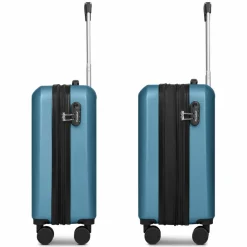 Outlet Check.In Paradise 2.0 4 Rollen Kabinentrolley S 55 cm mit Dehnfalte glacier blue
