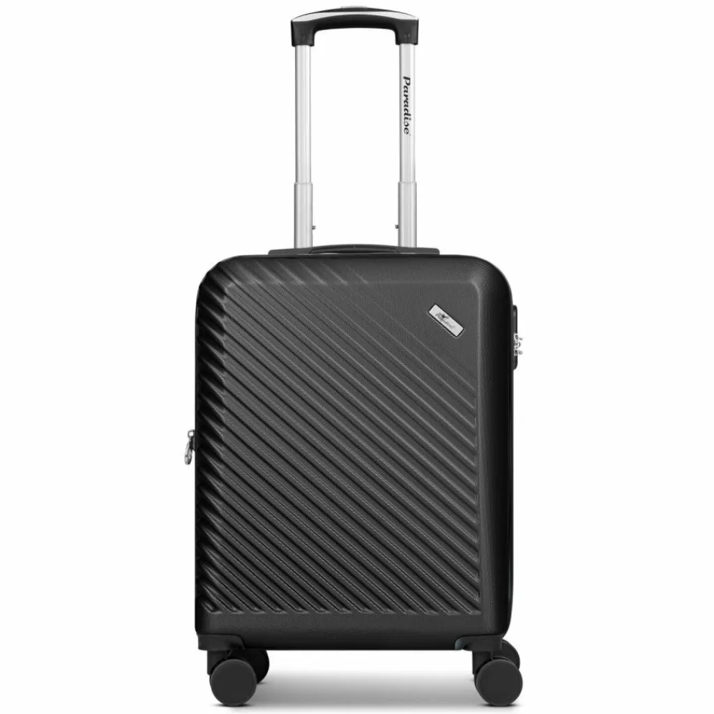 Check.In Hartgepäck Kabinengepäck|4-Rollen Kabinentrolleys<Paradise 2.0 4 Rollen Kabinentrolley S 55 cm mit Dehnfalte black