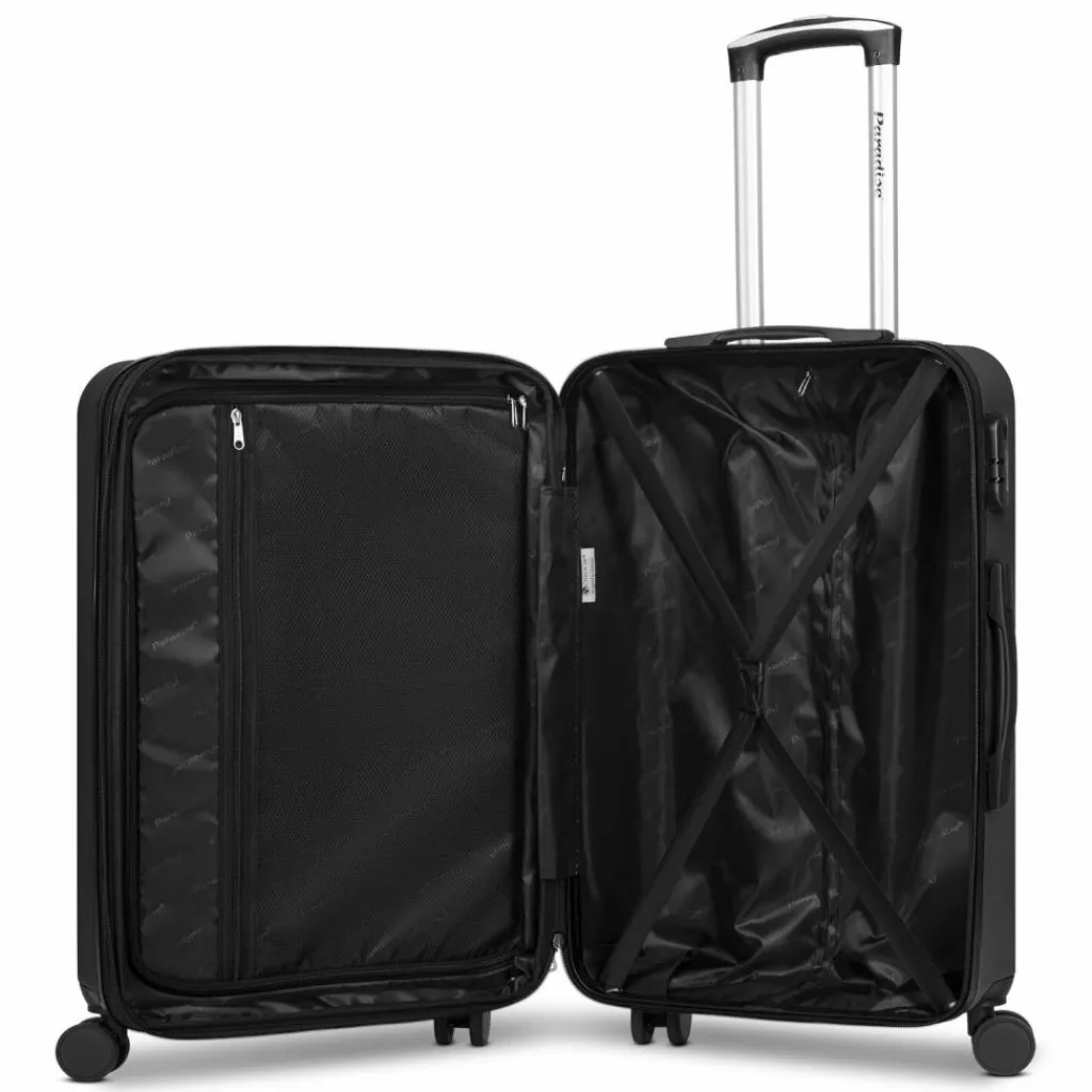 Check.In Paradise 2.0 4 Rollen Trolley M 68 cm mit Dehnfalte